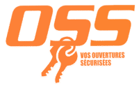 Logo OSS – Ouvertures Sécurisées, entreprise spécialisée dans les systèmes de fermeture et la sécurité des accès.